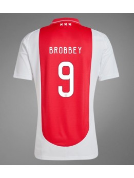 Ajax Brian Brobbey #9 Replika Hemmakläder 2024-25 Kortärmad